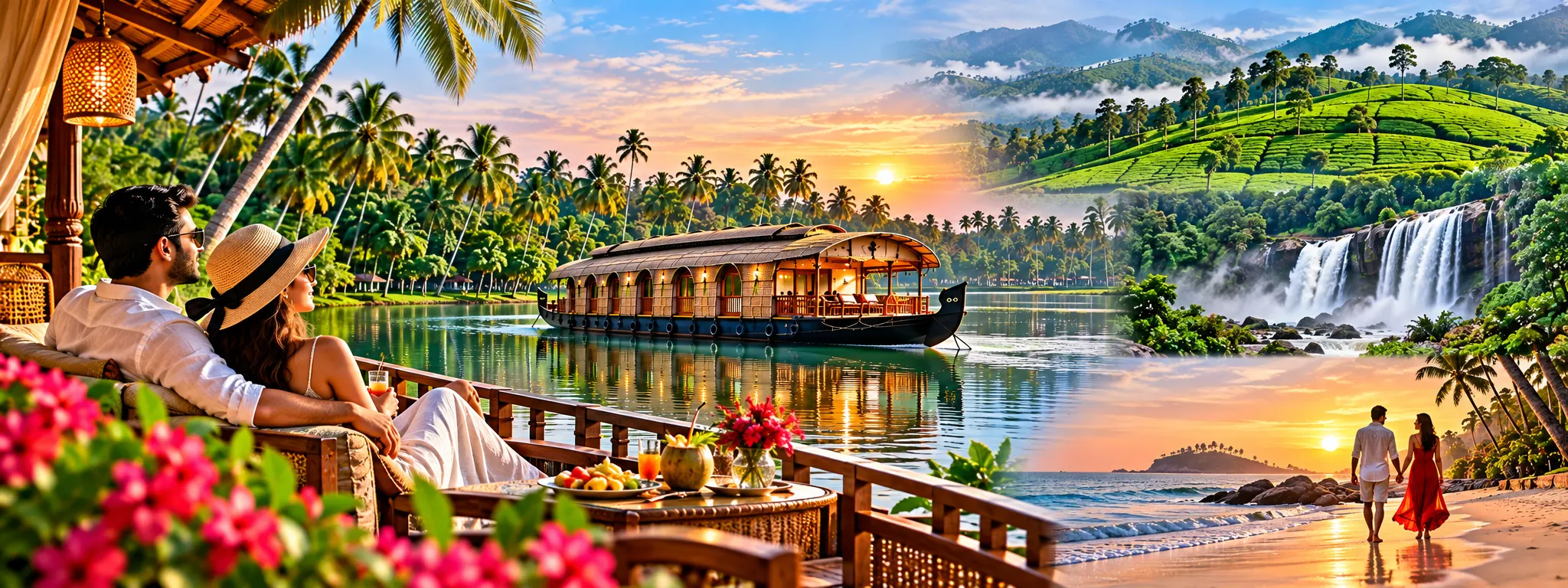 HONEYMOON IN KERALA 06 NIGHTS AND 07 DAYS in Kerala - domestic tour package